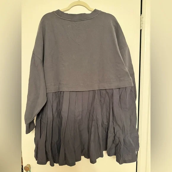 NWOT Free People Eleanor Sweatshirt Top Dress size Medium - Picture 6 of 8